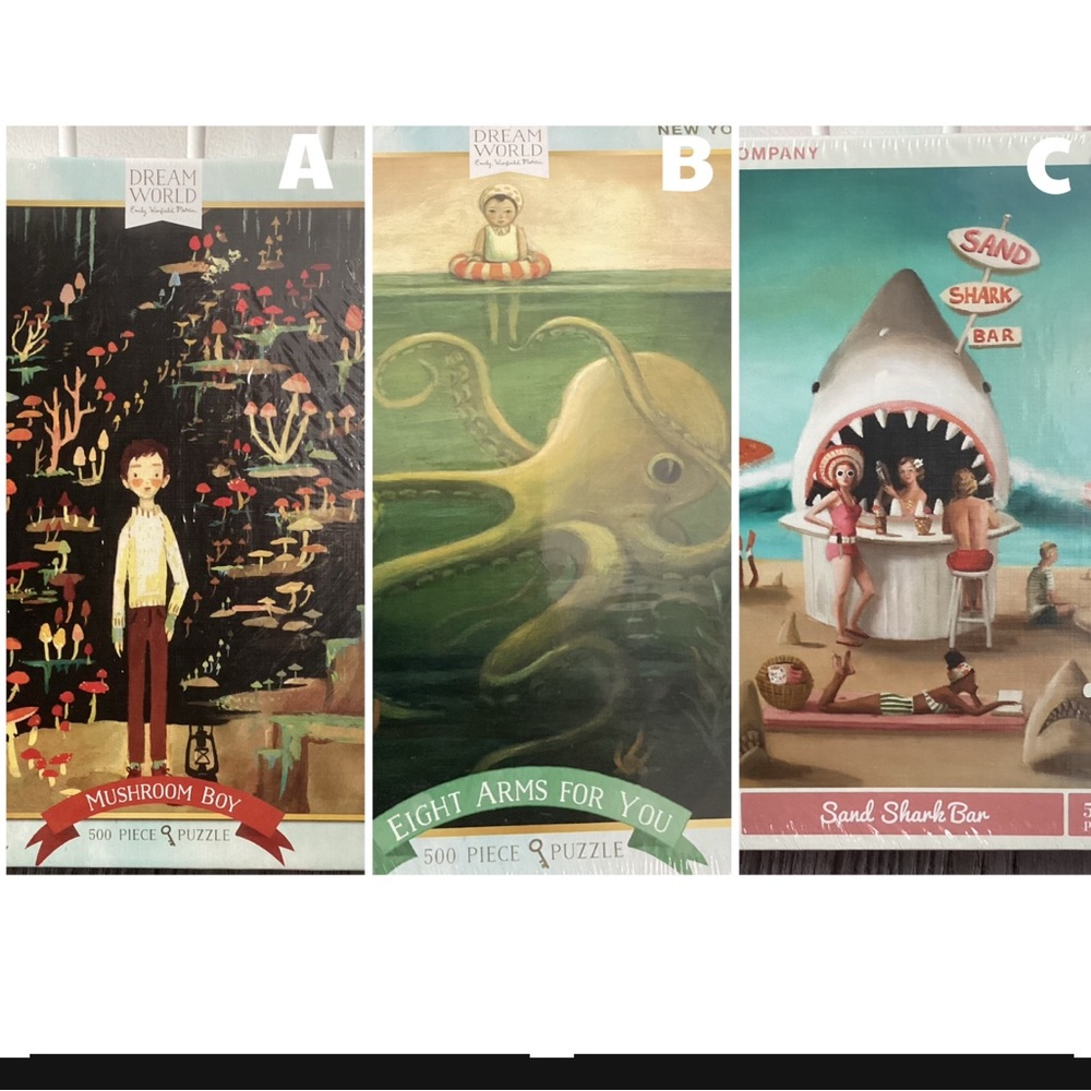 New York Puzzle Company Sealed 500pc Puzzles